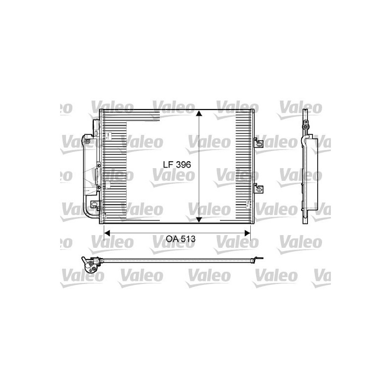VALEO 814061 Skraplacz klimatyzacji