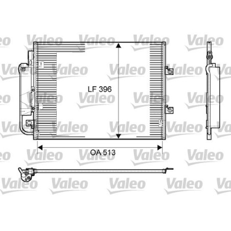 VALEO 814061 Condensador de aire acondicionado