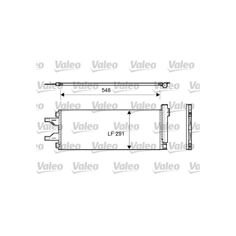 VALEO 814069 Air conditioning condenser