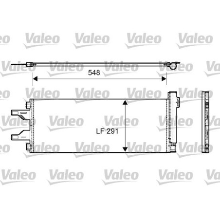 VALEO 814069 Skraplacz klimatyzacji