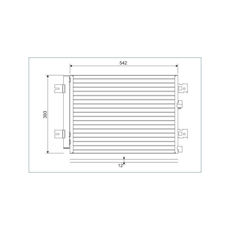 VALEO 814077 Condenseur de climatisation