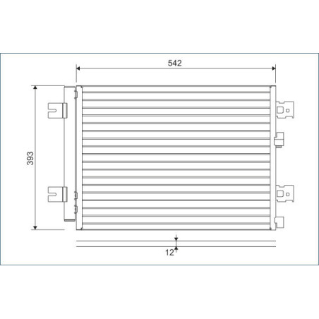 VALEO 814077 Skraplacz klimatyzacji