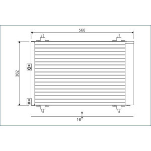 VALEO 814080 Skraplacz klimatyzacji