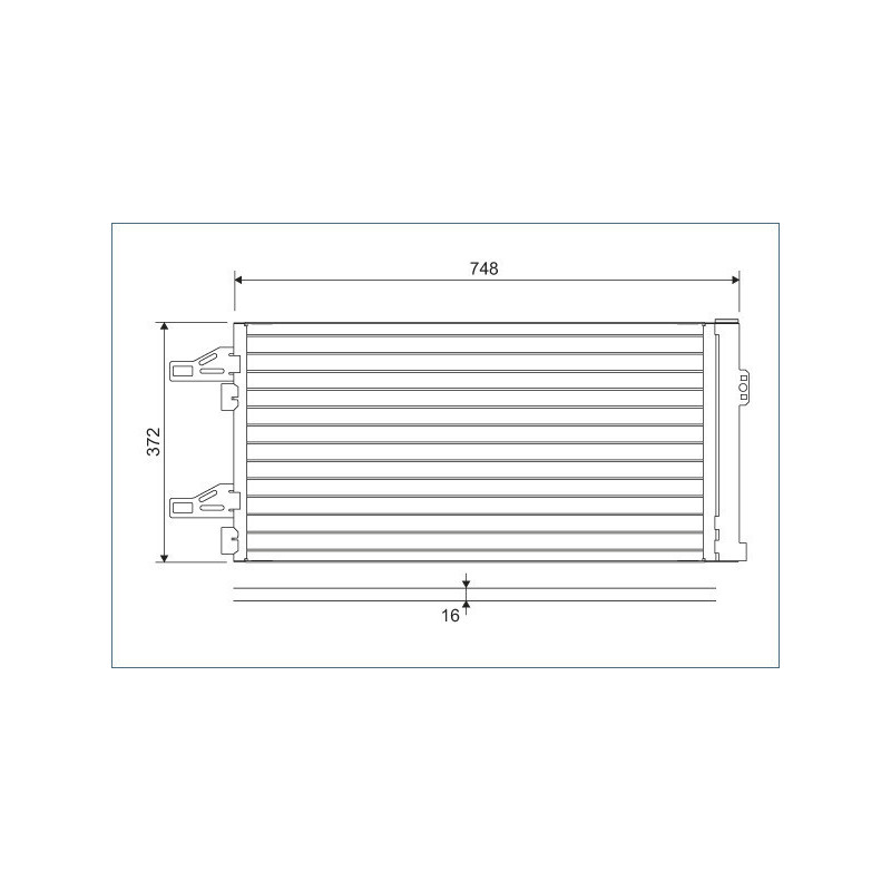 VALEO 814085 Klimakondensator