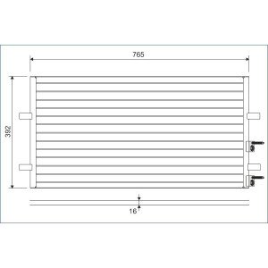 VALEO 814087 Skraplacz klimatyzacji