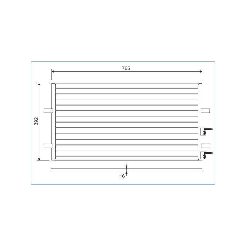 VALEO 814087 Skraplacz klimatyzacji