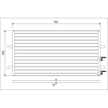 VALEO 814087 Skraplacz klimatyzacji
