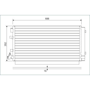 VALEO 814094 Skraplacz klimatyzacji