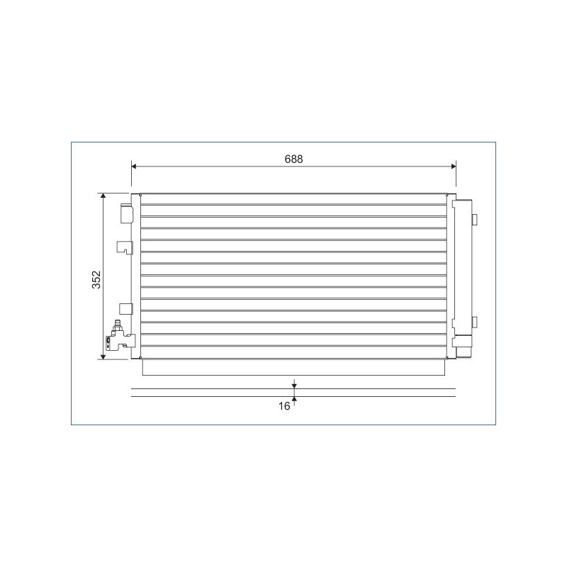 VALEO 814094 Skraplacz klimatyzacji