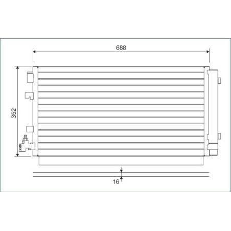 VALEO 814094 Condensador de aire acondicionado