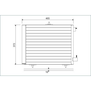 VALEO 814095 Skraplacz klimatyzacji