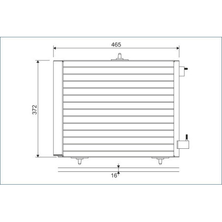 VALEO 814095 Skraplacz klimatyzacji