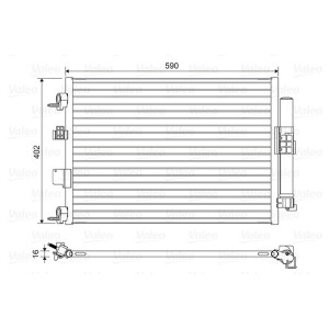 VALEO 814161 Skraplacz klimatyzacji