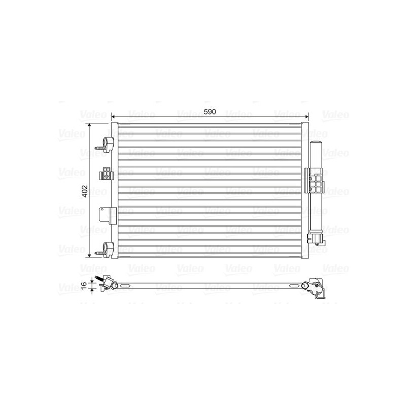 VALEO 814161 Klimakondensator