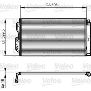 VALEO 814191 Condensador de aire acondicionado