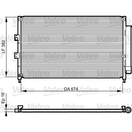 VALEO 814217 Condensatore climatizzatore