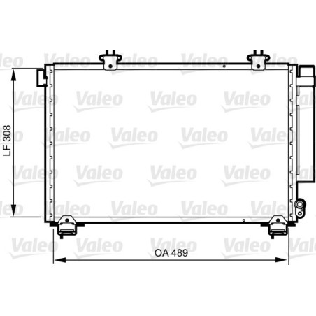 VALEO 814307 Skraplacz klimatyzacji