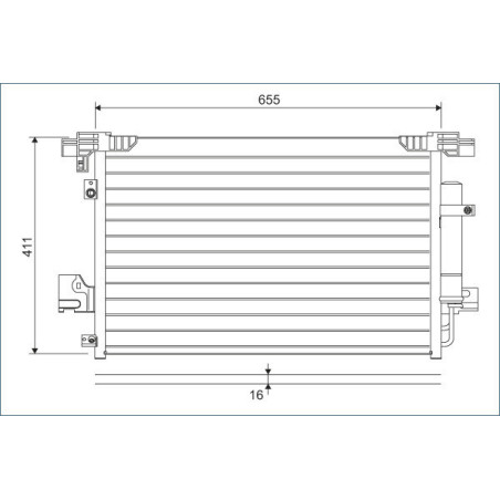 VALEO 814315 Skraplacz klimatyzacji
