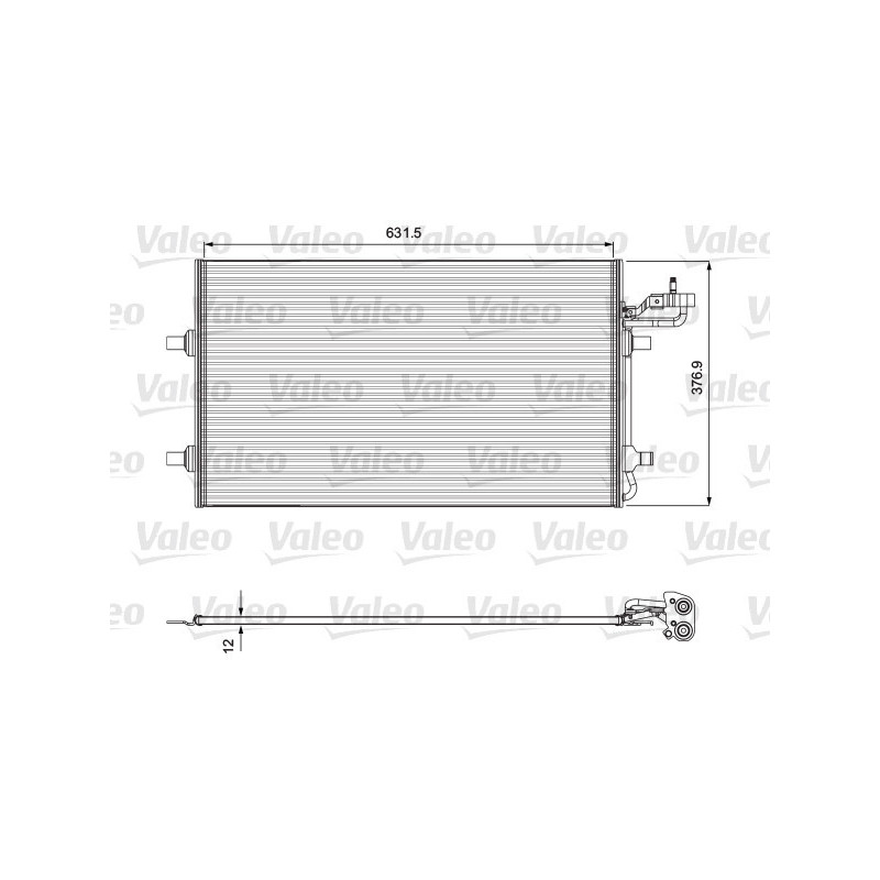 VALEO 814323 Condensador de aire acondicionado