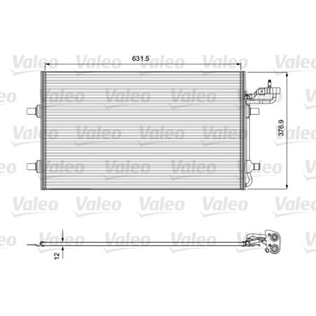 VALEO 814323 Condensador de aire acondicionado