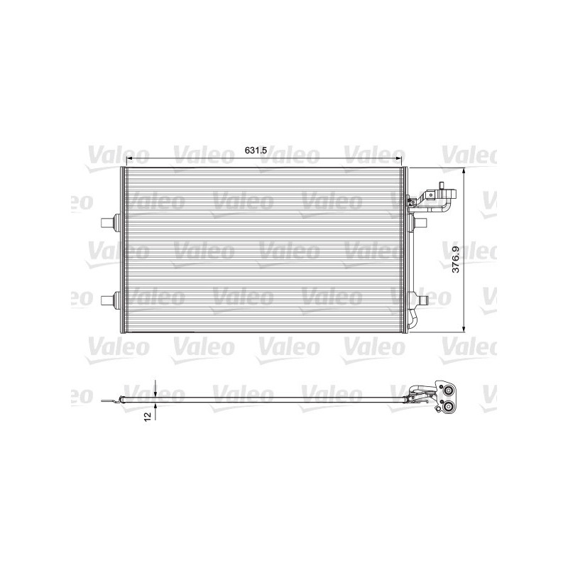 VALEO 814324 Skraplacz klimatyzacji