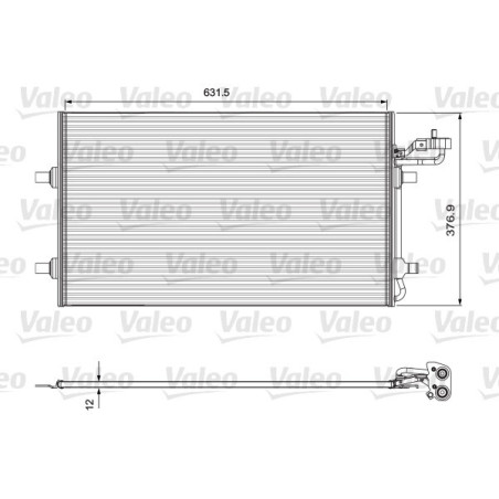 VALEO 814324 Skraplacz klimatyzacji