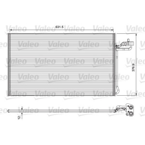 VALEO 814325 Air conditioning condenser