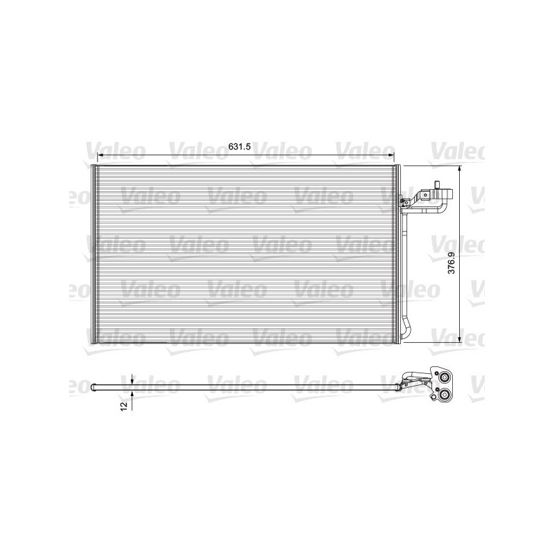 VALEO 814325 Klimakondensator