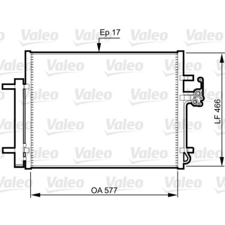 VALEO 814360 Condensatore climatizzatore