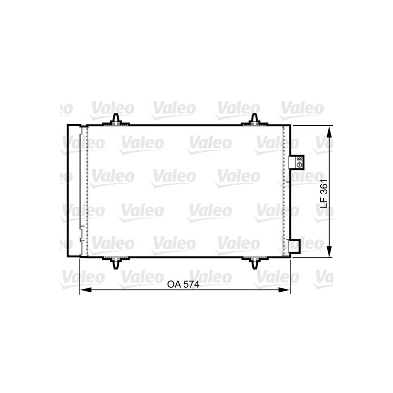 VALEO 814363 Condenseur de climatisation