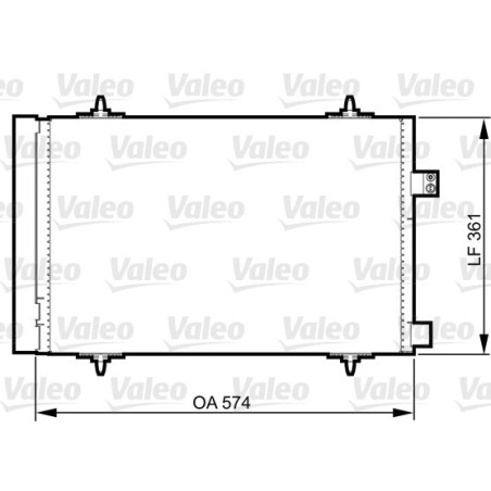 VALEO 814363 Condensatore climatizzatore