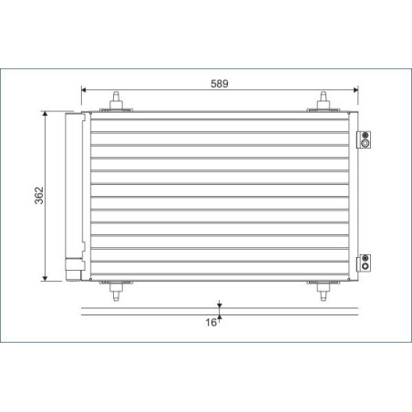 VALEO 814366 Condensatore climatizzatore