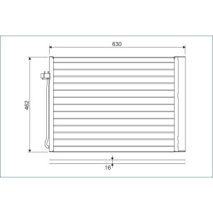 VALEO 814367 Skraplacz klimatyzacji