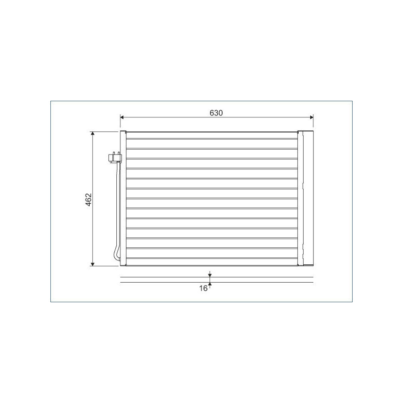 VALEO 814367 Air conditioning condenser