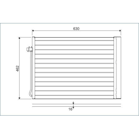 VALEO 814367 Skraplacz klimatyzacji