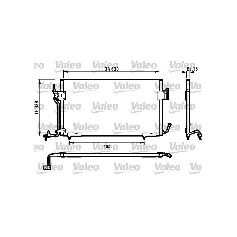 VALEO 817042 Condensador de aire acondicionado
