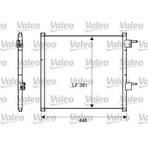 VALEO 817225 Skraplacz klimatyzacji