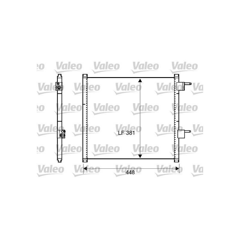 VALEO 817225 Condensador de aire acondicionado