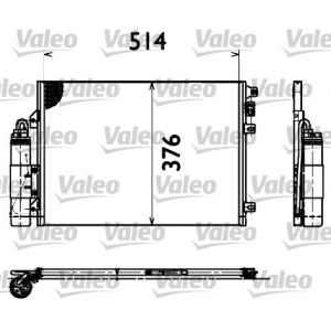 VALEO 817428 Air conditioning condenser