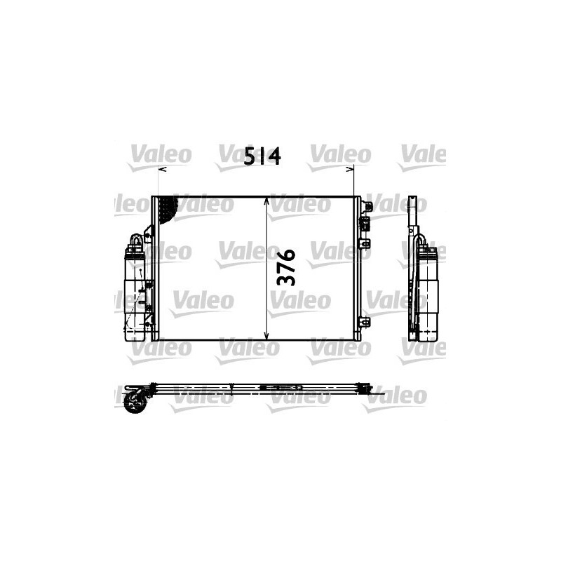 VALEO 817428 Air conditioning condenser