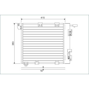 VALEO 817506 Condensador de aire acondicionado