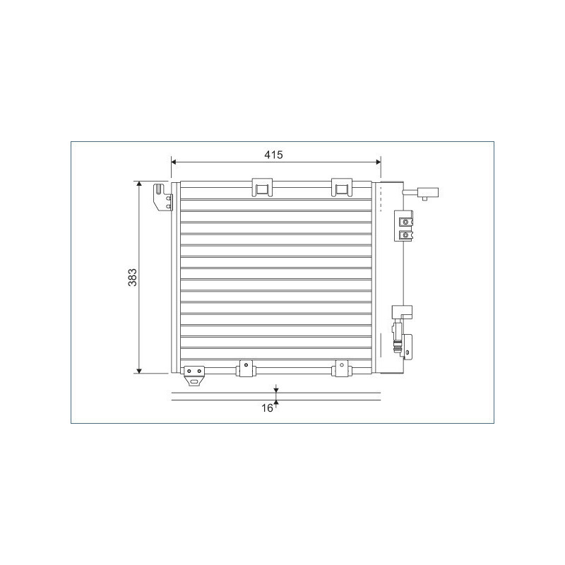 VALEO 817506 Klimakondensator
