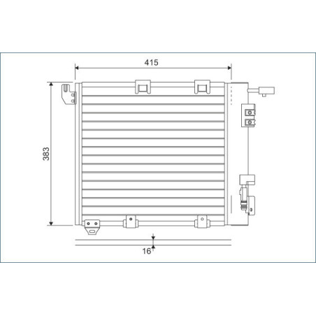 VALEO 817506 Condensador de aire acondicionado