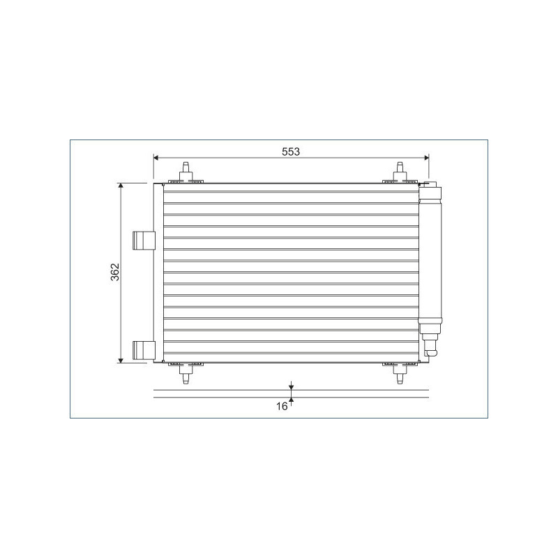 VALEO 817526 Condensador de aire acondicionado