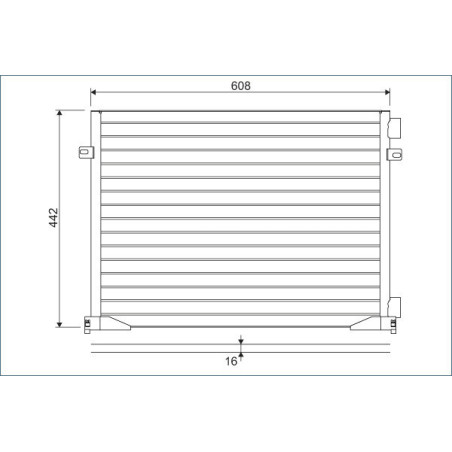 VALEO 817577 Klimakondensator
