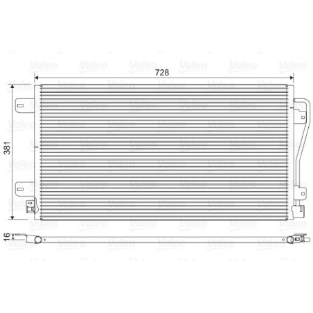 VALEO 817601 Condensatore climatizzatore