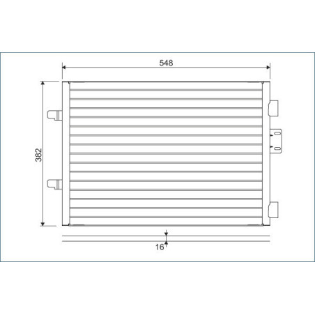 VALEO 817602 Skraplacz klimatyzacji