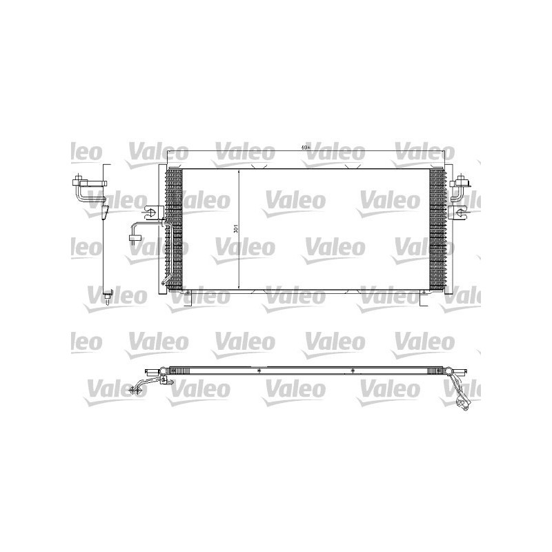 VALEO 817603 Skraplacz klimatyzacji
