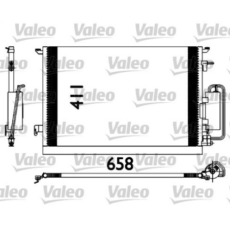 VALEO 817647 Skraplacz klimatyzacji