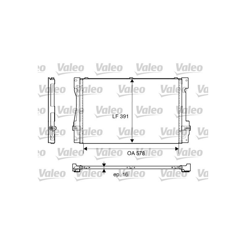VALEO 817675 Air conditioning condenser